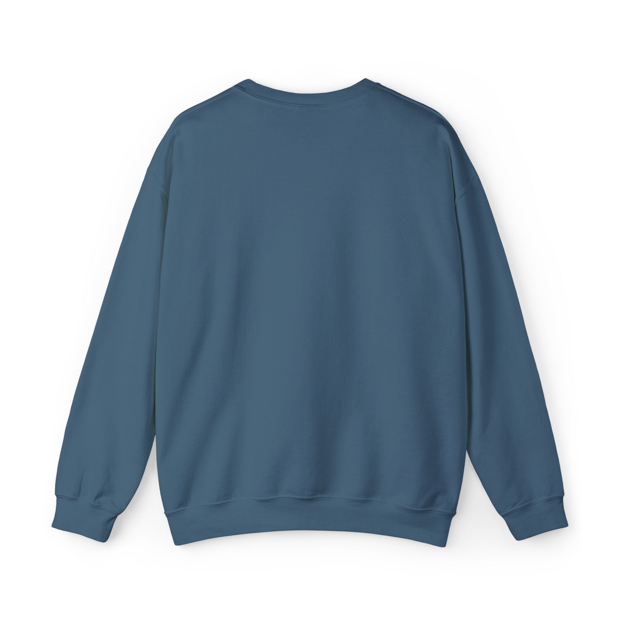 Blue sweatshirt on a white background