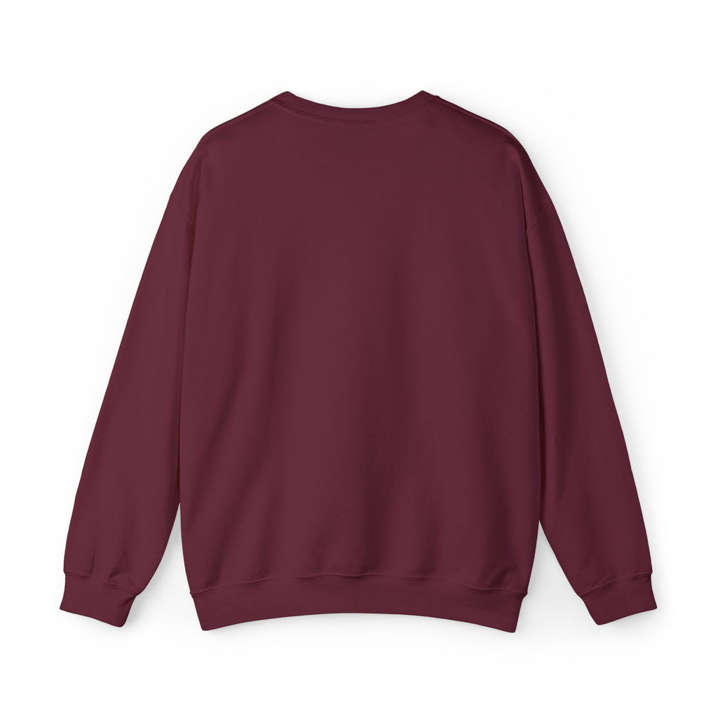 Maroon sweatshirt on a white background