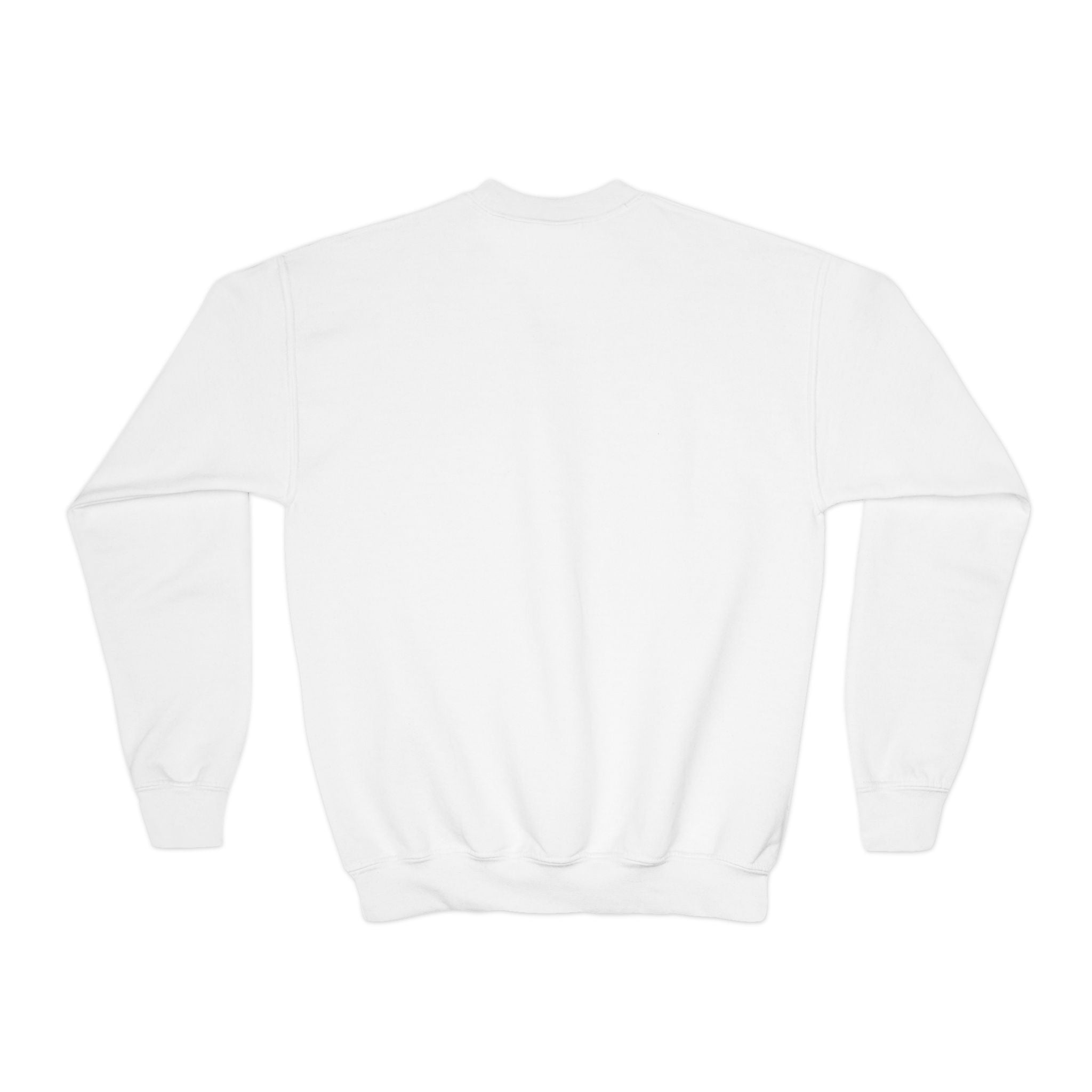 White sweatshirt on a white background