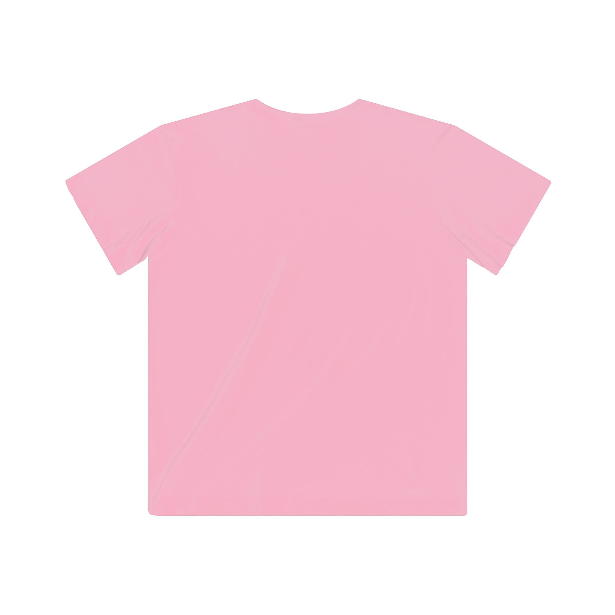 Pink t-shirt on a white background